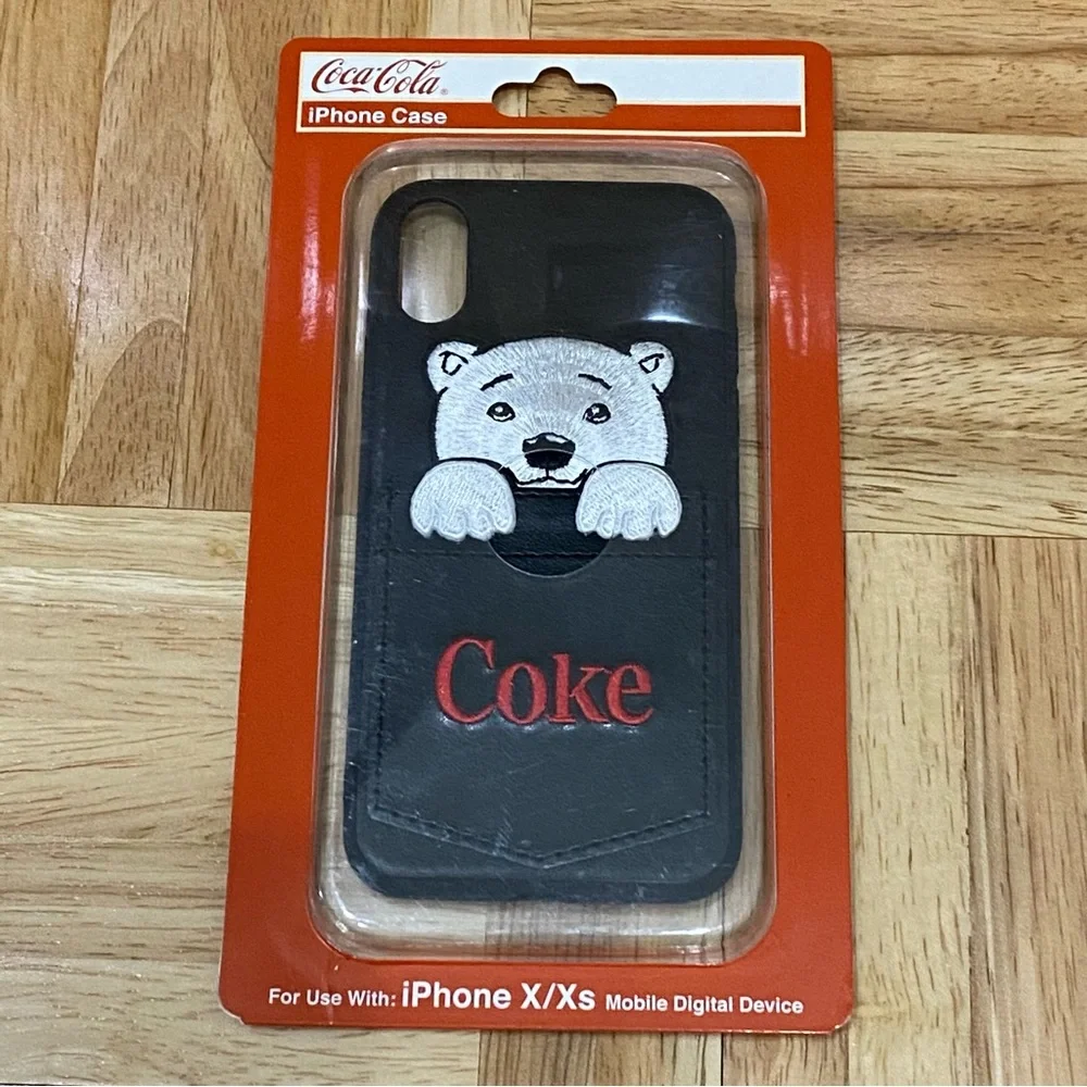 Coca Cola COKE Polar Bear Black iPhone Case for iPhone X/XS NEW